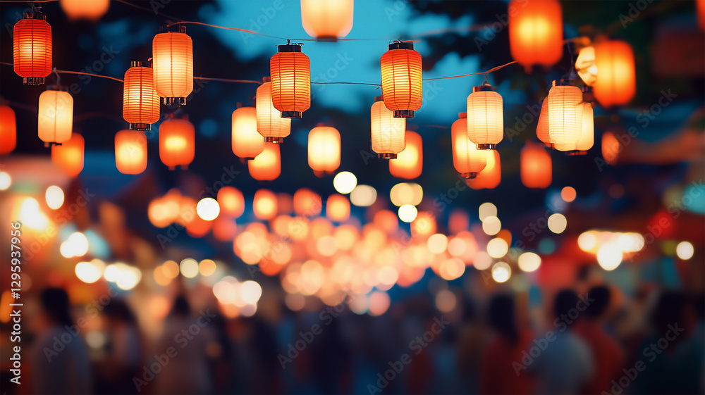 美しい提灯祭り